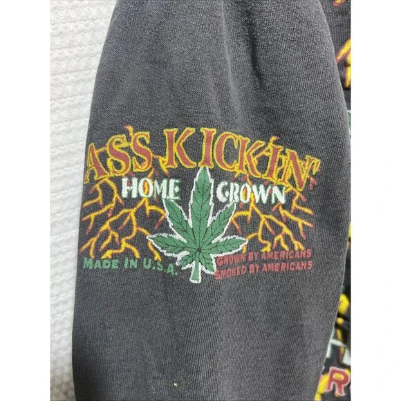 Vintage Harley Davidson Sweatshirt Ass Kickin’ Home Grown XL sweatshirt - Picture 5 of 8